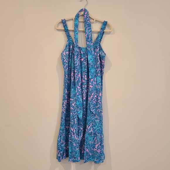 Lilly Pulitzer You Grow Girl Collins Mid Knee Length Cotton Dress - Picture 4 of 9